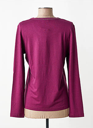 Tricou mâneci lungi mâneci lungi violet BARBARA LEBEK femeie