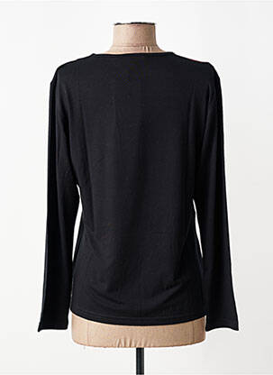 Top țesătură jersey mâneci lungi negru JEAN DELFIN femeie