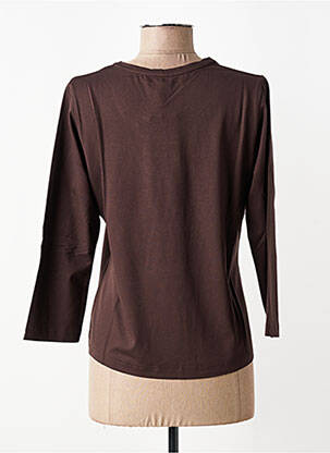 Tricou mâneci 3/4 mâneci 3/4 maro RABE femeie