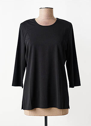 Tricou mâneci 3/4 mâneci 3/4 negru FRANK WALDER femeie