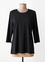 Tricou elasticitate mâneci 3/4 negru FRANK WALDER femme