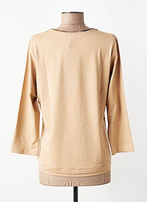 Tricou mâneci 3/4 mâneci 3/4 bej RABE femeie