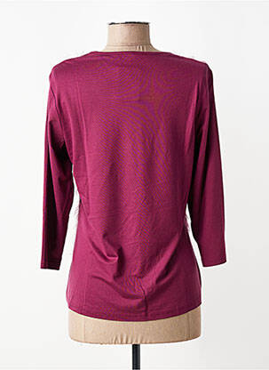 Top elasticitate mâneci 3/4 violet FRANK WALDER femeie