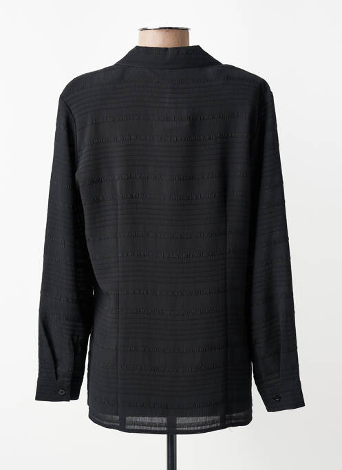 Cămașă țesătură crep mâneci lungi negru BARBARA LEBEK femme