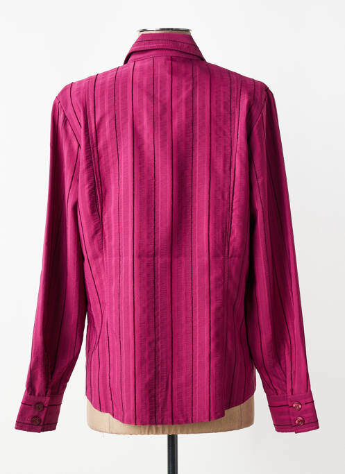 Cămașă croială cambrată mâneci lungi violet LEBEK femme