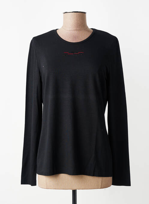 Tricou mâneci lungi mâneci lungi negru SOMMERMANN femme