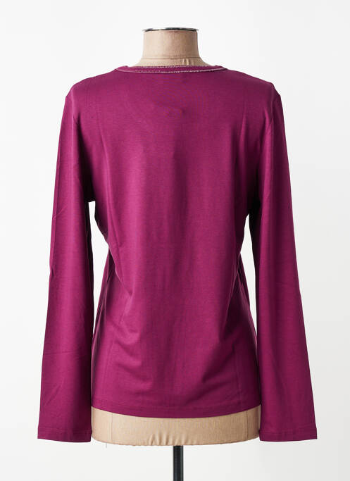 Tricou mâneci lungi mâneci lungi violet BARBARA LEBEK femme