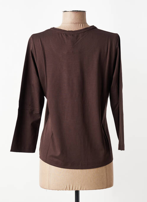 Tricou mâneci 3/4 mâneci 3/4 maro RABE femme