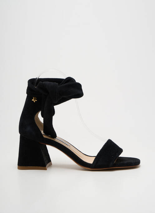 Sandale/pantofi decupați toc pătrat toc de 4 la 6 cm negru FABIENNE CHAPOT femme