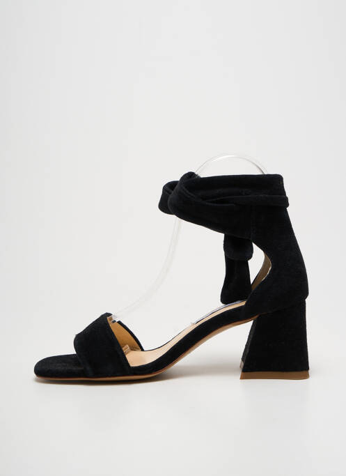 Sandale/pantofi decupați toc pătrat toc de 4 la 6 cm negru FABIENNE CHAPOT femme