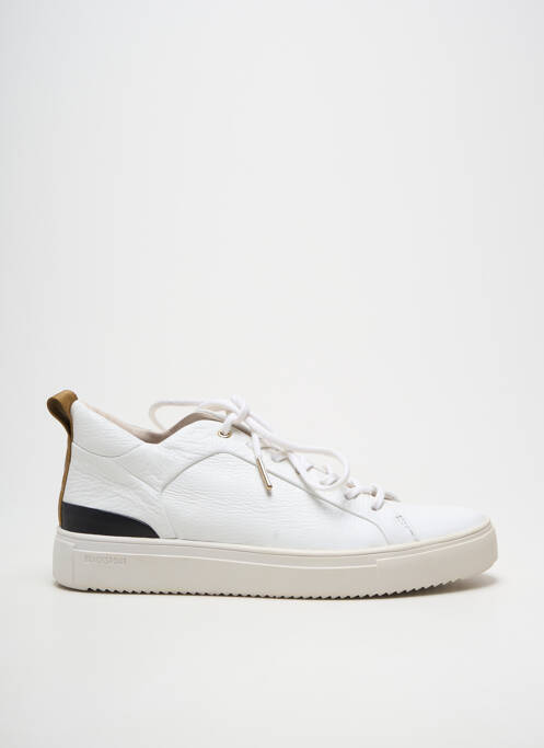 Adidași branț detașabil vârf rotund alb BLACKSTONE homme