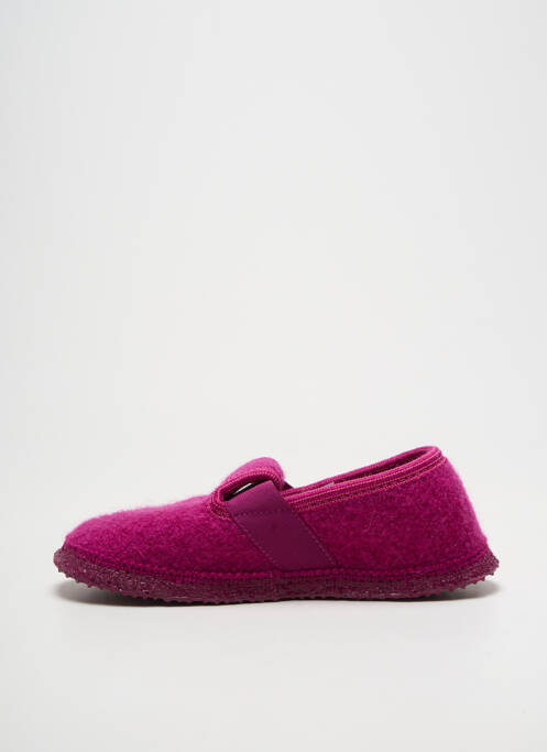 Papuci/pantofi de casă vârf rotund vârf rotund roz GIESSWEIN fille