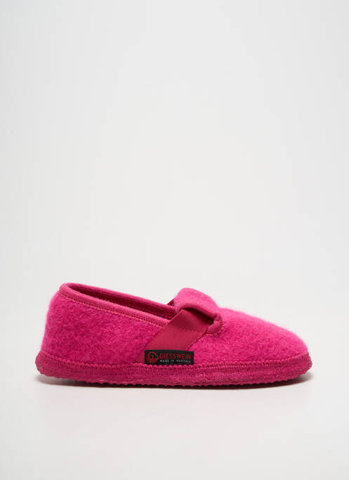 Papuci/pantofi de casă vârf rotund vârf rotund roz GIESSWEIN fille