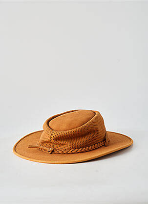 Pălărie țesătură piersică maro AUSSIE APPAREL bărbat