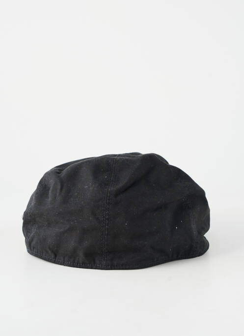Șapcă țesătură poplin negru AUREGA homme