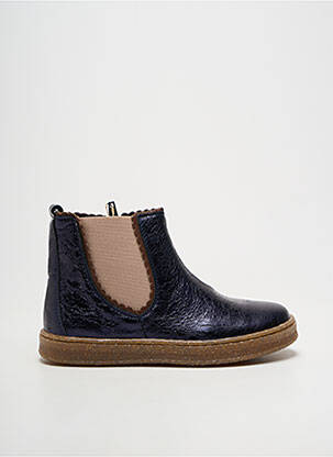Botine/ghete branț detașabil vârf rotund albastru BISGAARD fille