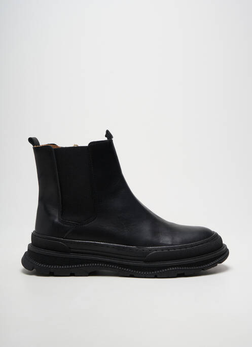 Botine/ghete vârf rotund toc de 4 la 6 cm negru BISGAARD femme