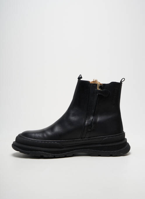 Botine/ghete vârf rotund toc de 4 la 6 cm negru BISGAARD femme