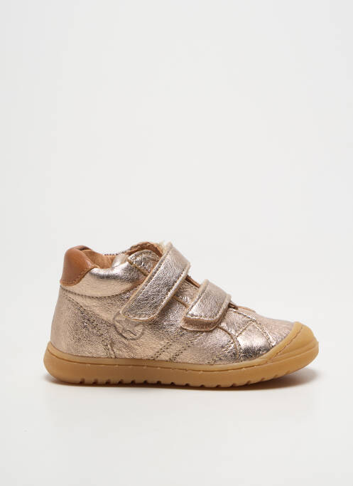 Adidași arcadă plantară vârf rotund auriu BISGAARD fille