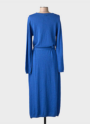 Rochie pulover elasticitate mâneci lungi albastru RIVER WOODS femeie