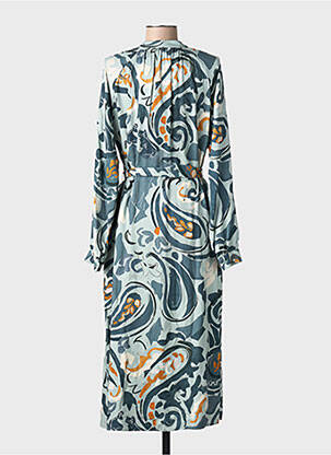 Rochie lungă mâneci lungi mâneci lungi verde RIVER WOODS femeie
