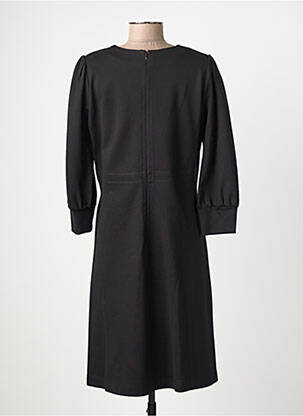 Rochie midi mâneci 3/4 mâneci 3/4 negru SUMMUM femeie