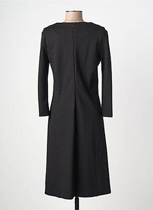 Rochie midi mâneci 3/4 mâneci 3/4 negru SUMMUM femeie