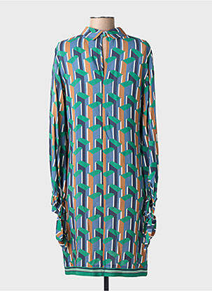 Rochie midi croială fluidă mâneci lungi verde RIVER WOODS femeie