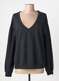 Hanorac elasticitate mâneci lungi negru JUVIA femme