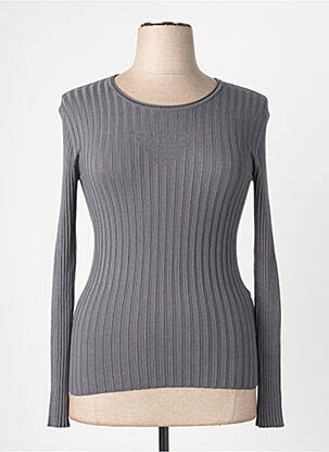 Pulover elasticitate mâneci lungi gri EMPORIO ARMANI femeie
