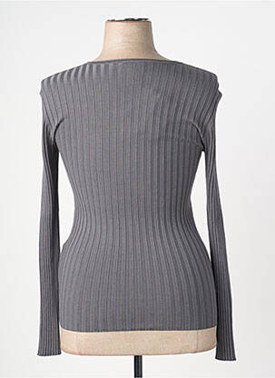 Pulover elasticitate mâneci lungi gri EMPORIO ARMANI femeie