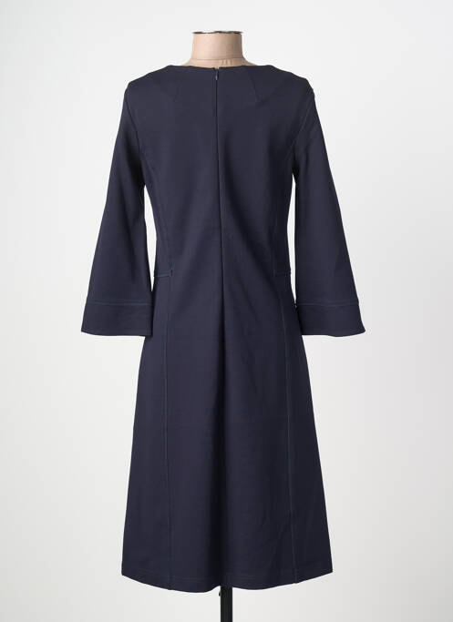 Rochie midi mâneci 3/4 mâneci 3/4 albastru SUMMUM femme