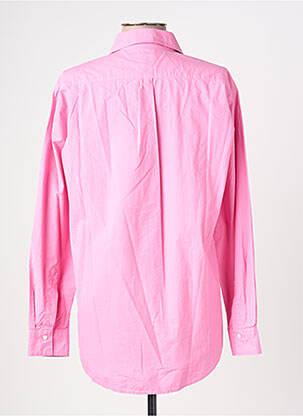 Cămașă croială dreaptă mâneci lungi roz HARTFORD femeie