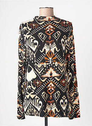 Top elasticitate mâneci lungi negru SUMMUM femeie
