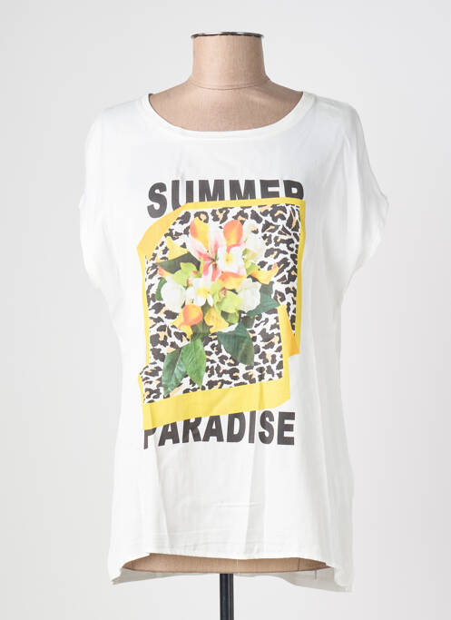 Tricou elasticitate mâneci scurte bej MARC AUREL femme