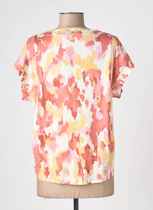 Tricou imprimeu fantezie mâneci scurte roz HIGH femme
