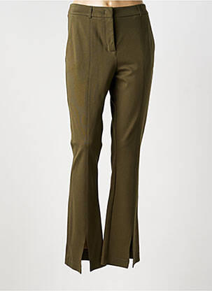 Pantalon chino mărime normală mărime normală verde SUMMUM femeie