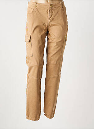 Pantalon cargo subțire mărime normală bej RIVER WOODS femeie