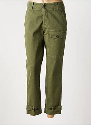 Pantalon cargo subțire mărime normală verde RIVER WOODS femeie