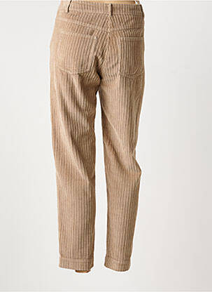 Pantalon 7/8 elasticitate mărime normală maro HARTFORD femeie