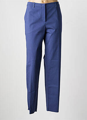 Pantalon chino țesătură poplin mărime normală albastru EMPORIO ARMANI femeie