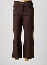 Pantalon 7/8 talie înaltă talie înaltă maro MARC AUREL femme