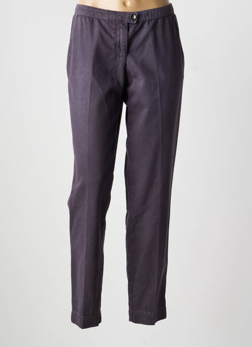 Pantalon chino închidere cu fermoar sub clapetă cu nasturi mărime normală albastru ARMANI femme