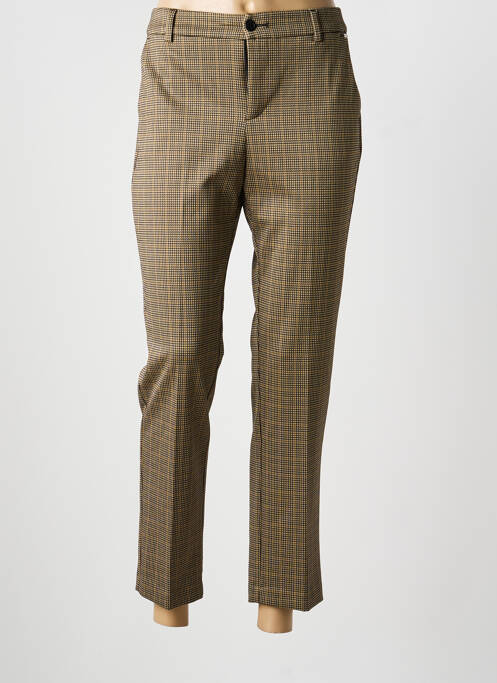 Pantalon 7/8 talie cu cleme mărime normală bej LIU JO femme