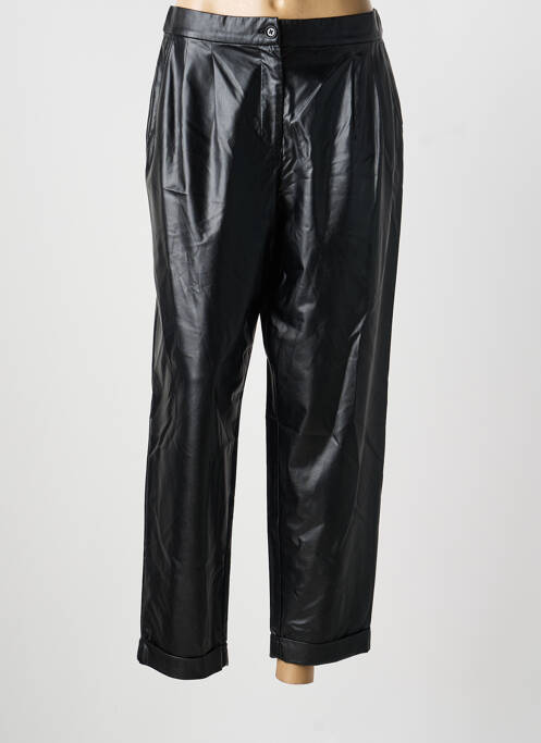 Pantalon 7/8 talie înaltă talie înaltă negru MARC AUREL femme
