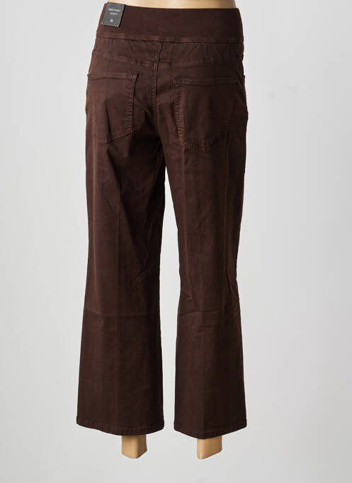 Pantalon 7/8 talie înaltă talie înaltă maro MARC AUREL femme