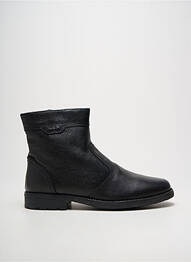 Botine/ghete închidere cu fermoar toc mic negru CASANOVA homme