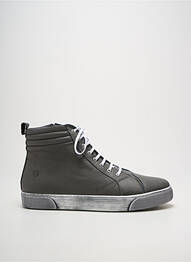 Adidași închidere cu fermoar și șireturi vârf rotund gri STEXX homme