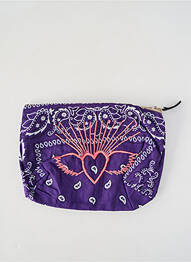 Trusă broderie violet FLEUR DE PIRATE femeie
