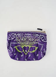 Trusă broderie violet FLEUR DE PIRATE femeie